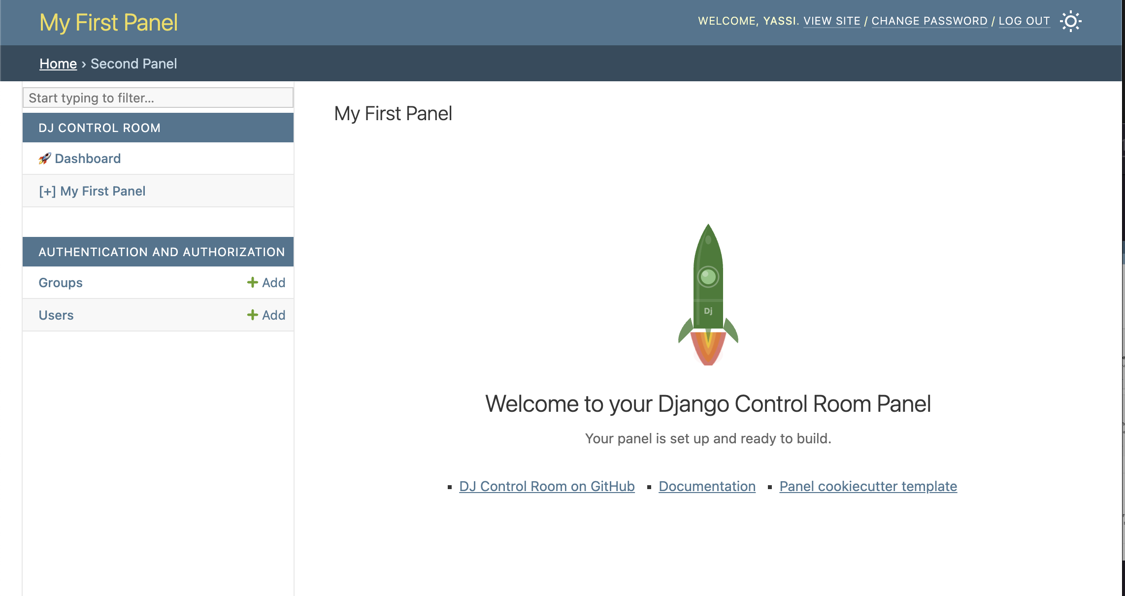 My First Panel Image